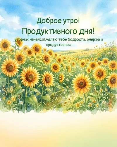 Доброе утро! Продуктивного дня! — morning summer 12